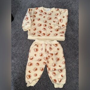By Billie - Ying Yang matching fleece set